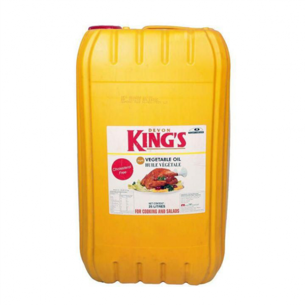 Devon King’s Pure Vegetable Oil 25Ltr