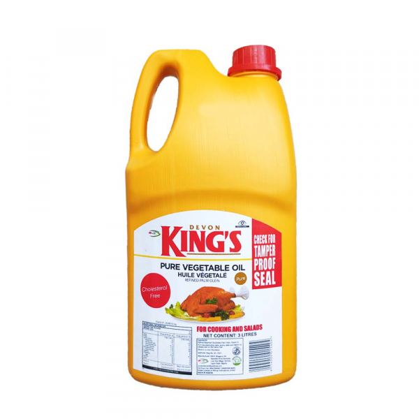 Devon King’s Pure Vegetable Oil 3Ltr