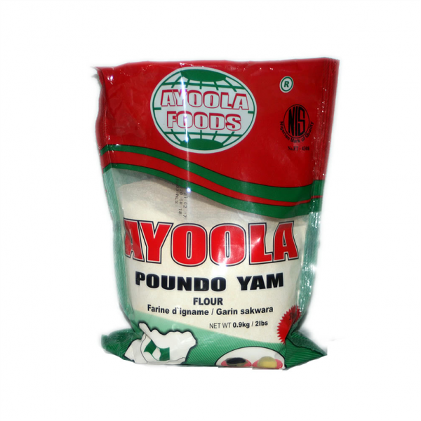 Ayoola Poundo Yam Flour - 0.9kg x 20 Pieces